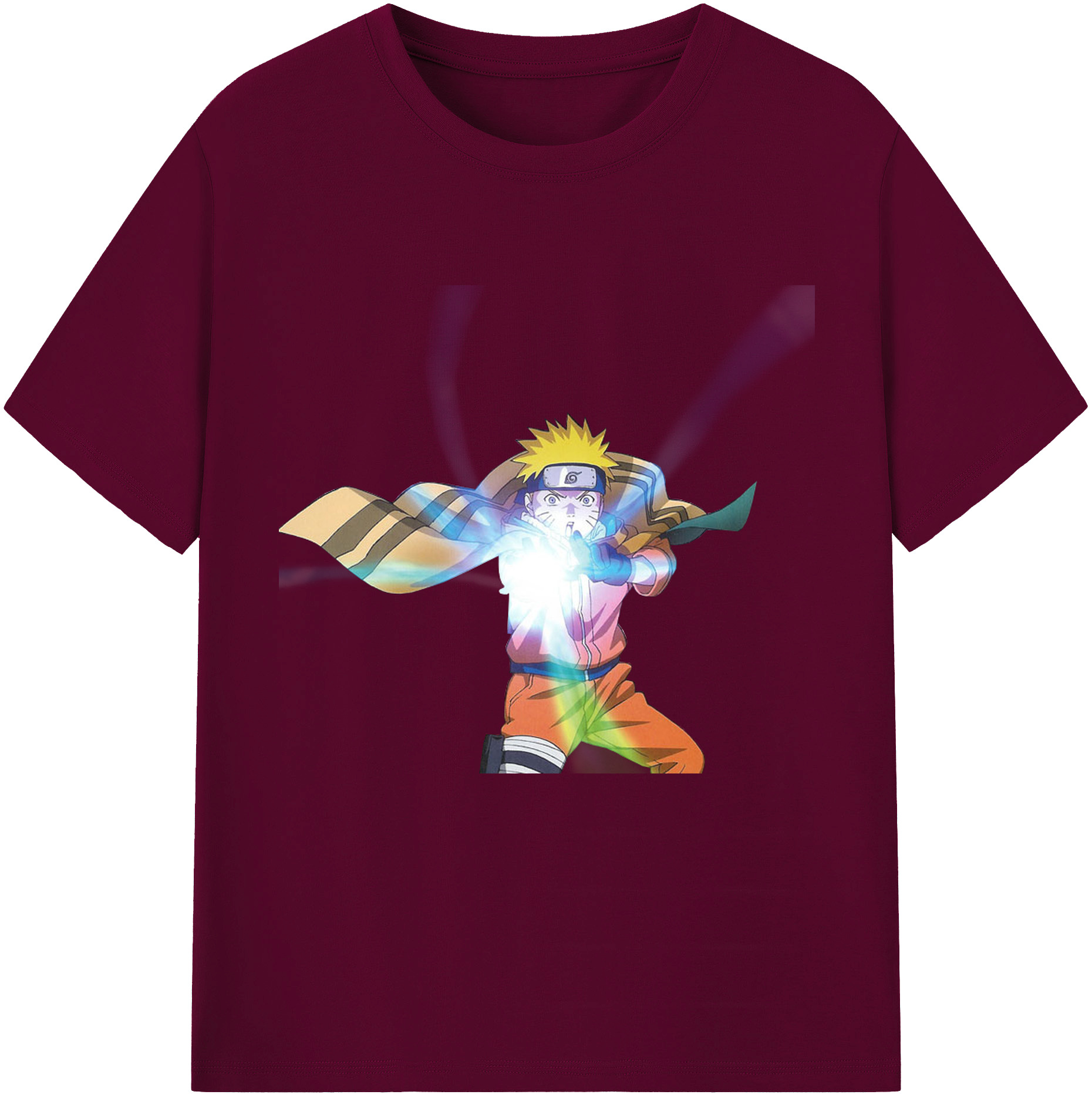 （画像用） NARUTO -ナルト- うずまき ナルト Uzumaki Naruto レディースカジュアルプリントTシャツ（綿100％）